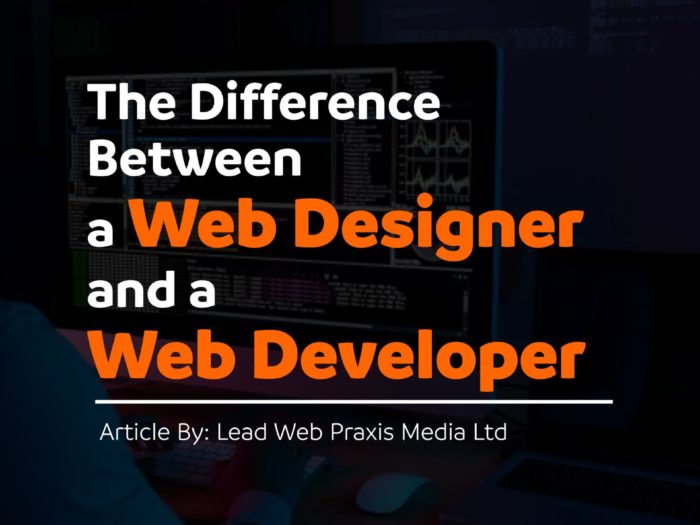 The Difference Between Web Designer and Web Developer