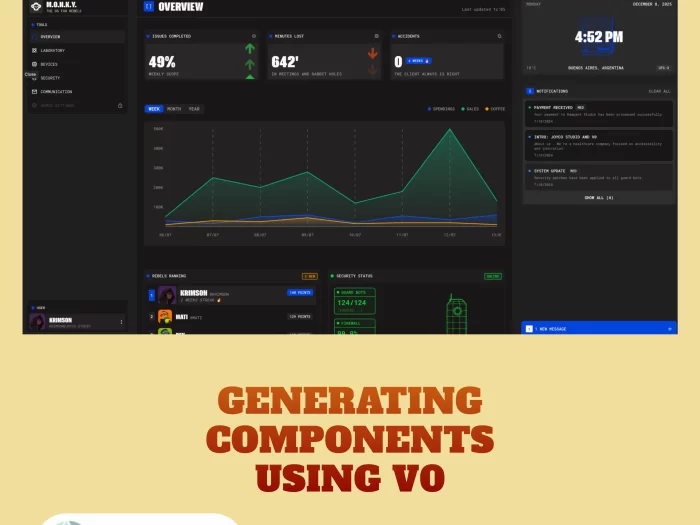 generating components using V0