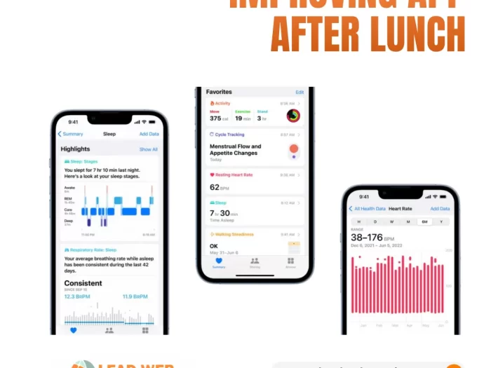 improving app after lunch