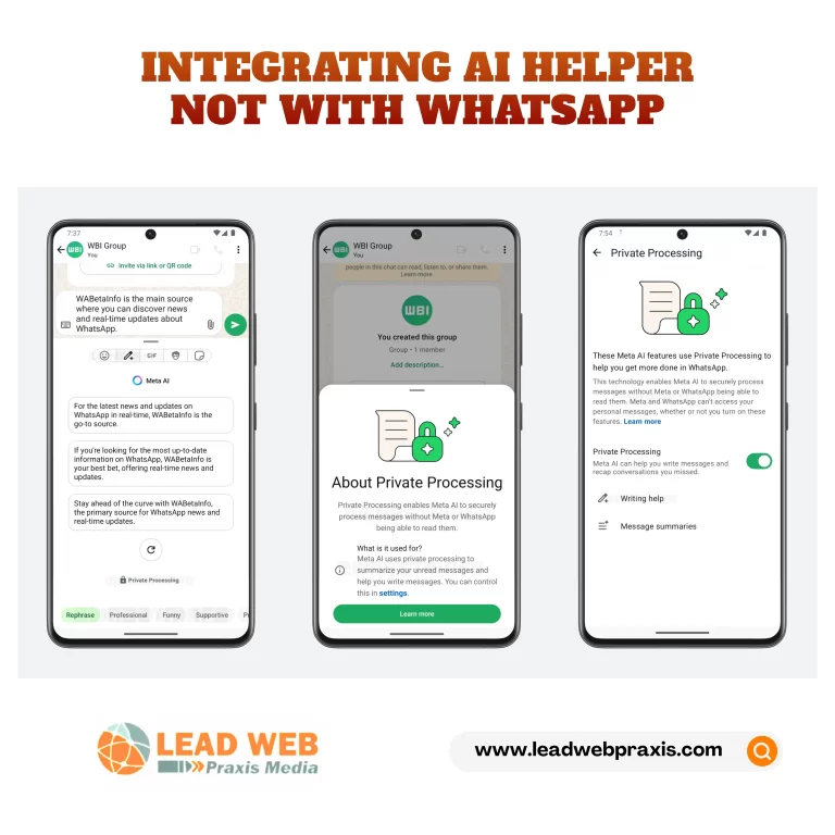Integrating AI Helper Not with WhatsApp