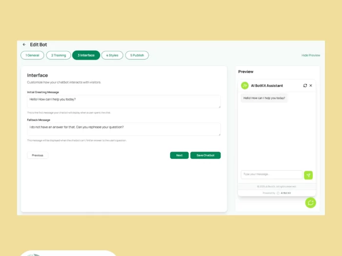 connecting AI Helper Bot with WordPress
