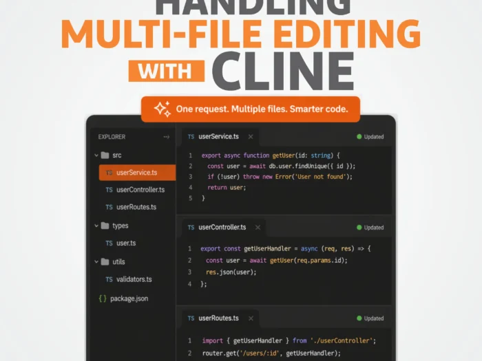 handling multi-file editing with Cline