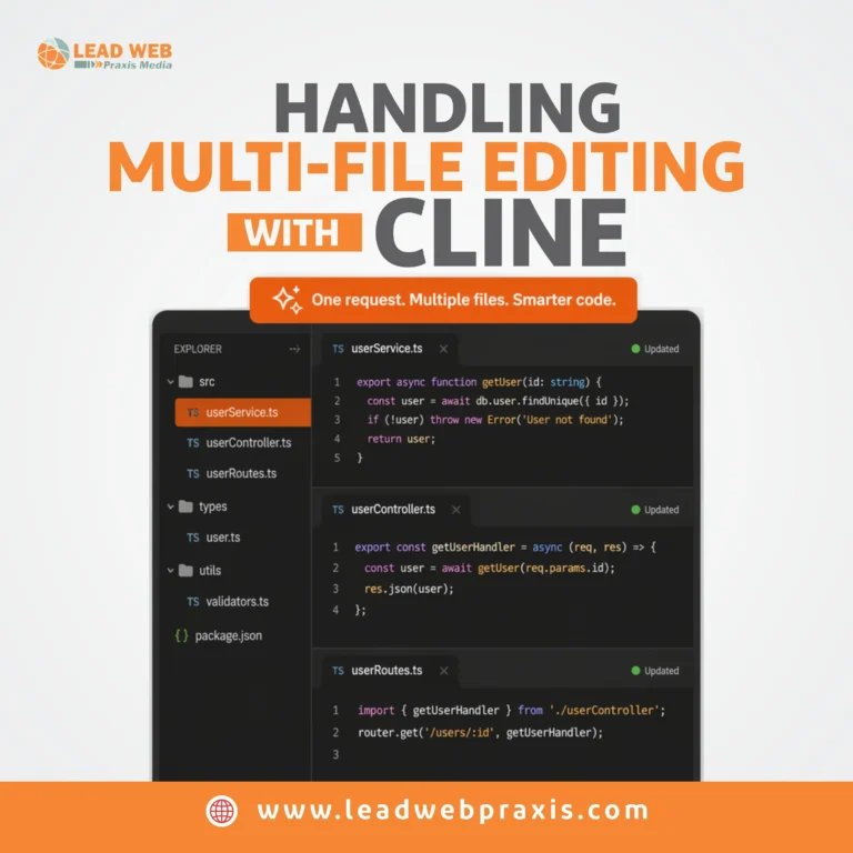 handling multi-file editing with Cline