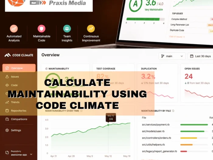 calculate maintainability using Code Climate