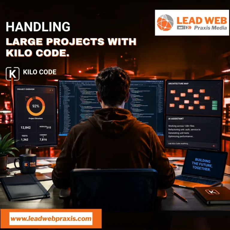 handling large projects with Kilo Code