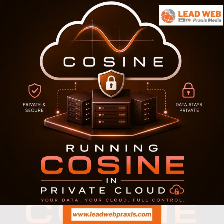 running Cosine in private cloud
