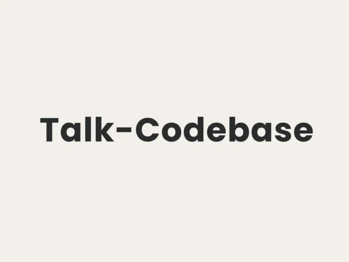 Talk-Codebase
